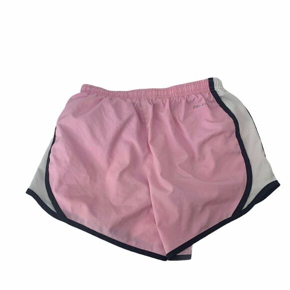 Nike Dri-Fit Lined Running Shorts Girls Large Pink - Picture 2 of 5
